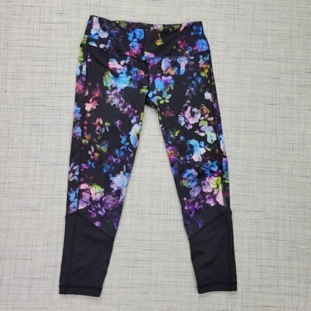 5/$25 Nicole Miller Active Leggings Floral Print XS
